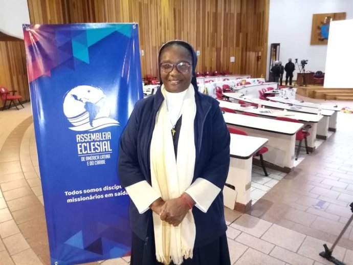 La monga María Suyapa Cacho Álvarez, representante de la Pastoral Afro en Latinoamérica