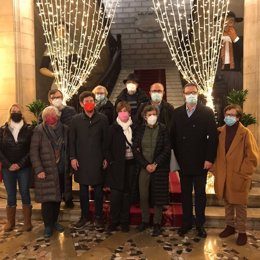 Inauguración del Belén en Cort.