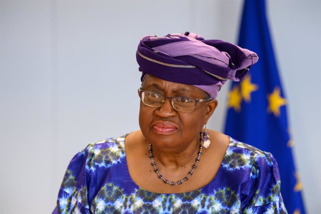 Archivo - HANDOUT - 19 May 2021, Belgium, Brussels: Director general of the World Trade Organization (WTO), Ngozi Okonjo-Iweala arrives for a meeting with President of the European Commission Ursula von der Leyen. Photo: Christophe Licoppe/European Commis