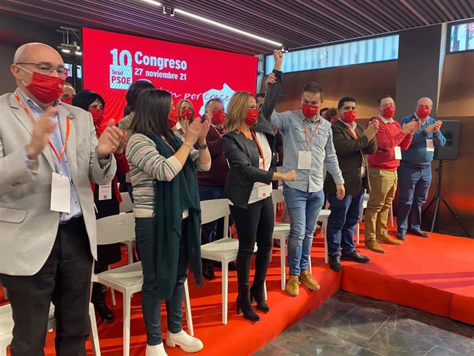 Mayte Pérez vuelve a liderar al PSOE Teruel durante los próximos cuatro años con "la pasión por crecer".