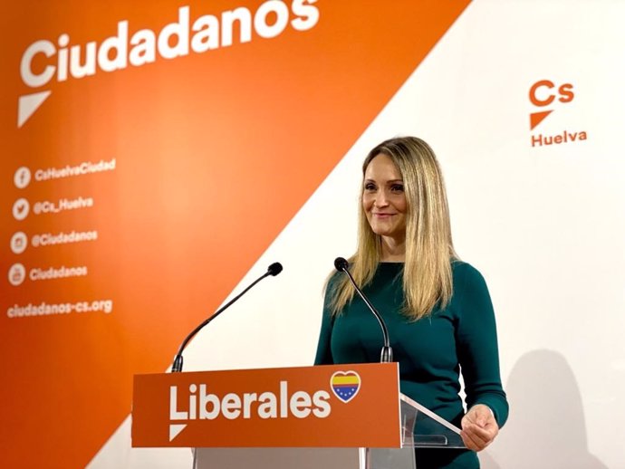 La coordinadora de Ciudadanos (Cs) en Huelva y diputada provincial, María Ponce