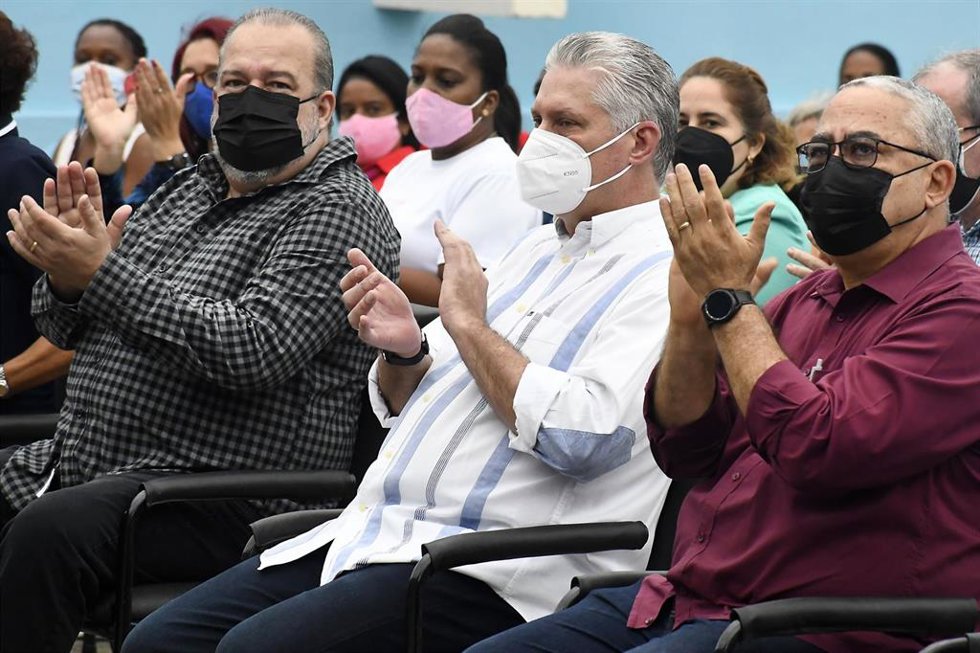 El presidente de Cuba, Miguel Díaz-Canel
