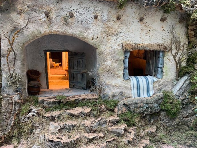 Detalle del belén de la Puerta del Sol de 2021