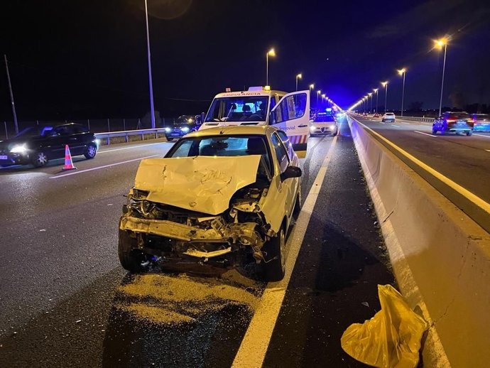 Accidente de tráfico en Alcalá de Henares