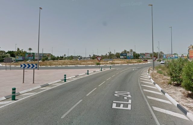 Carretera EL-20 en Elche (Alicante)