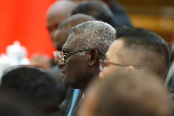 El primer ministro de Islas Salomón, Manasseh Sogavare
