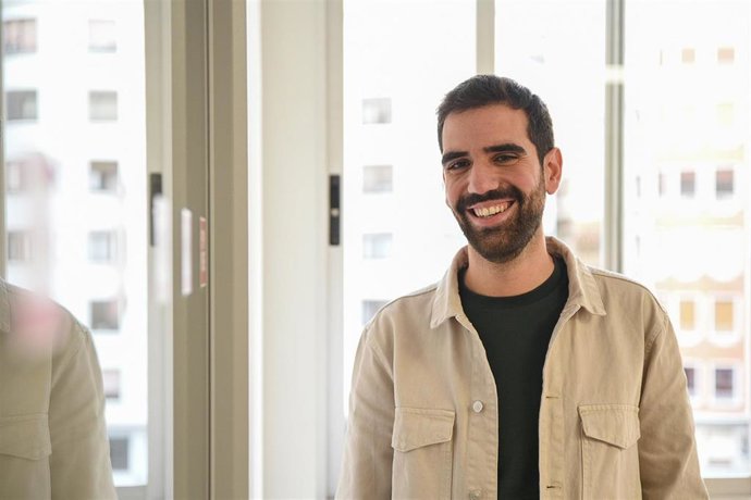 El secretario general de Juventudes Socialistas de España (JSE), Víctor Camino, en una entrevista con Europa Press.
