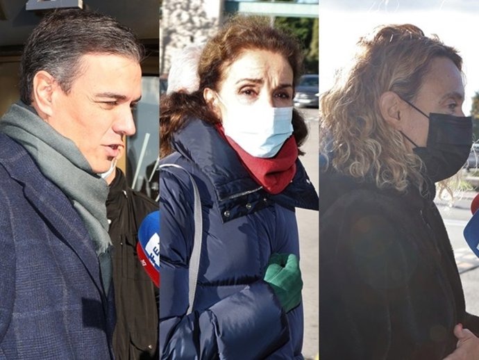 PEDRO SÁNCHEZ, ANA BELÉN, MERITXELL BATET