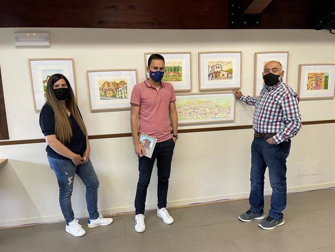 Las acuarelas de Taquio Uzqueda protagonizan el calendario 2022 de Nalda e Islallana