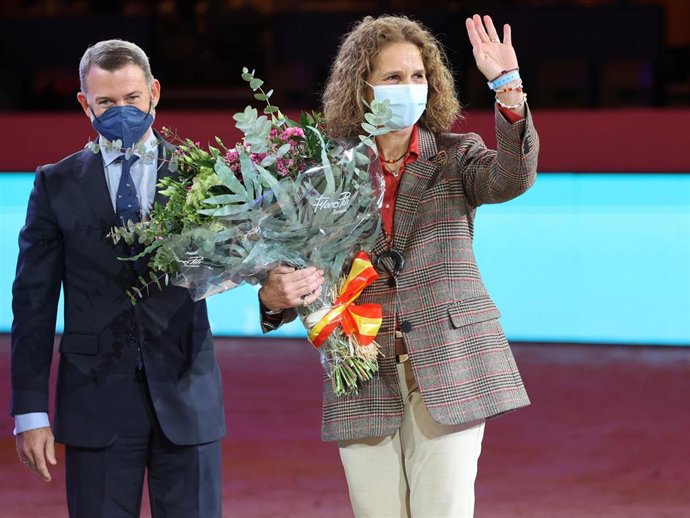 La Infanta Elena, premiada en la Madrid Horse Week 2021