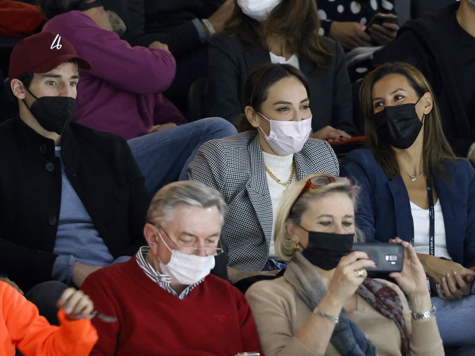 Tamara Falcó, Ana Boyer e Íñigo Onieva no se perdieron el partido de Feliciano López en el Madrid Arena