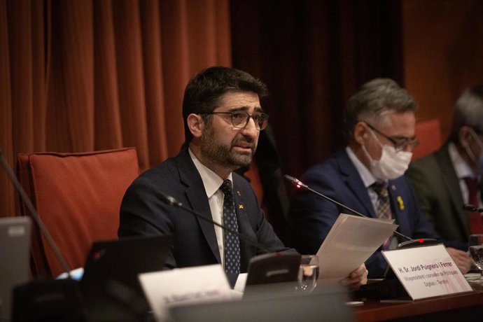 El conseller de Políticas Digitales de la Generalitat, Jordi Puigneró. Foto de archivo.