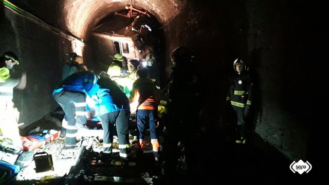 Accidente de tren en Robledo