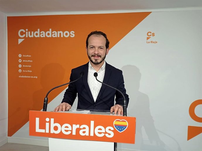 El portavoz de Ciudadanos en el Parlamento, Pablo Baena