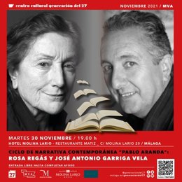 José Antonio Garriga y Rosa Regás protagonizan el tercer encuentro del ciclo 'Pablo Aranda'