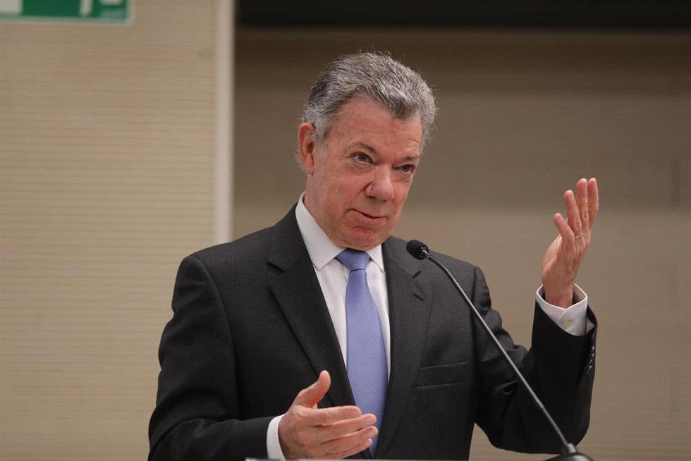 El expresidente de Colombia Juan Manuel Santos.