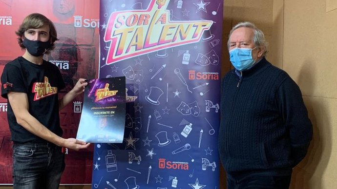 Iván Manrique (izda) y Jesús Bárez presentan la tercera edición del Soria Talent.