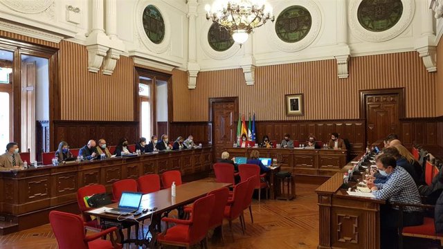 Pleno de la Diputación de Jaén.