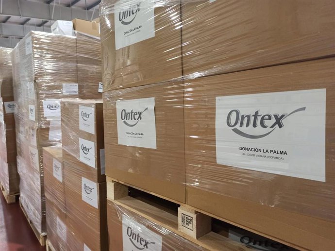 Ontex dona 18.000 productos de higiene a los afectados del volcán.