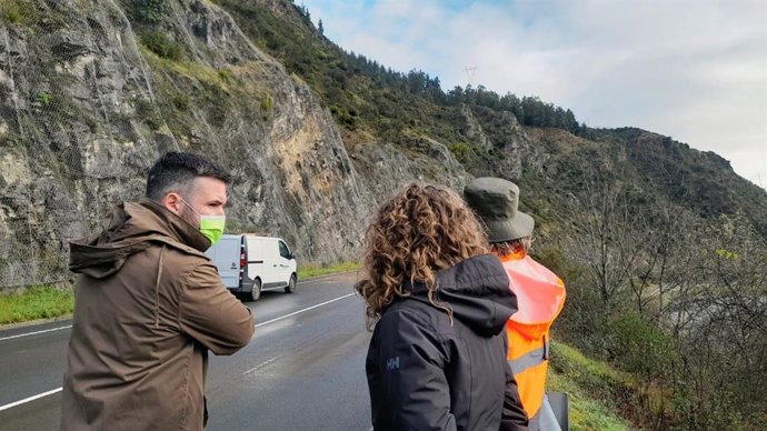 Jorge García, a la izquierda