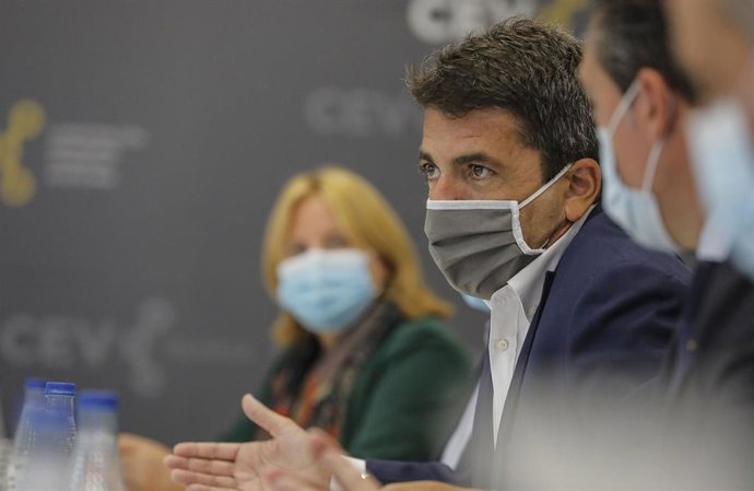 Archivo - El presidente del Partido Popular de la Comunitat Valenciana, Carlos Mazón, en una imagen de archivo