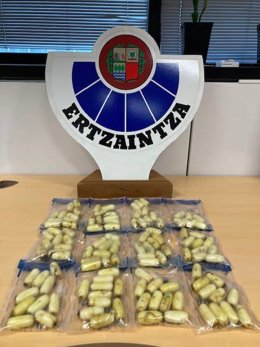 Droga incautada a un varón en el Hospital de San Sebastián
