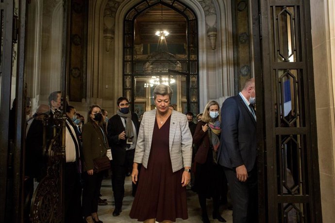  Ylva Johansson asiste a la reunión sobre temas migratorios en Calais