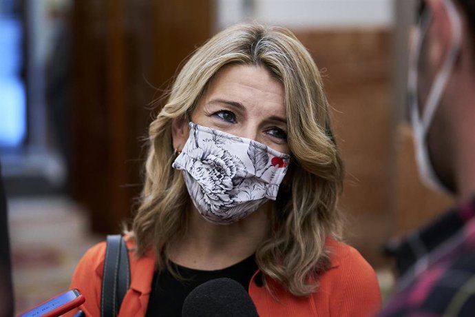 La vicepresidenta segunda del Gobierno y ministra de Trabajo, Yolanda Díaz, en una imagen de archivo.