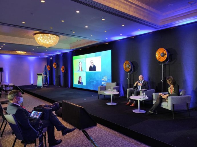 El director general de Energía y Cambio Climático, Pep Malagrava, durante el acto.