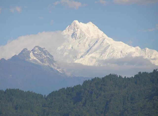 Kangchenjunga, una de las mayores cimas del Himalaya