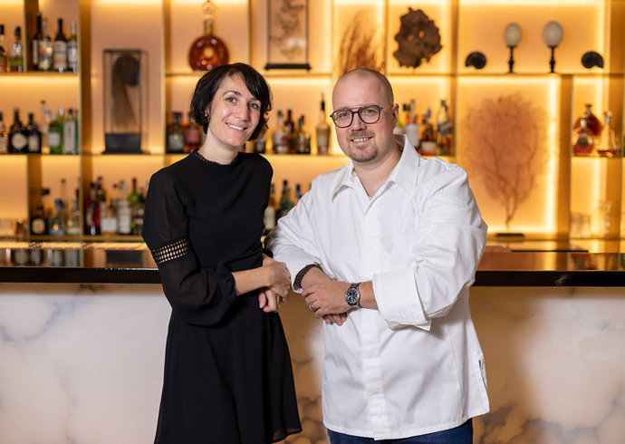 Stephane and Stephanie Decotterd at Maison Decotterd