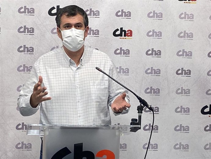 El presidente de CHA, Joaquín Palacín.