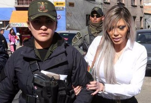 Archivo -    La política y expareja de Evo Morales, Gabriela Zapata, ha sido condenada este martes a 10 años de prisión. El Tribunal Primero de Sentencia de Bolivia acusa a la política de delitos de legitimación de ganancias ilícitas, falsedad ideológica,