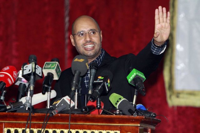 Archivo - Saif al Islam, hijo del exlíder de Libia Muamar Gadafi