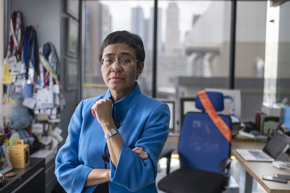 Archivo - La periodista filipina Maria Ressa, cofundadora del diario digital Rappler