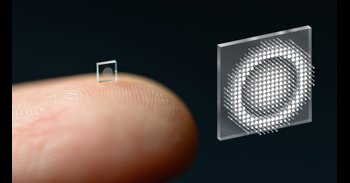 Reducen una cámara al tamaño de un grano de sal