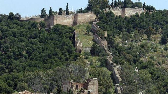 Archivo - Alcazaba y Monte Gibralfaro.