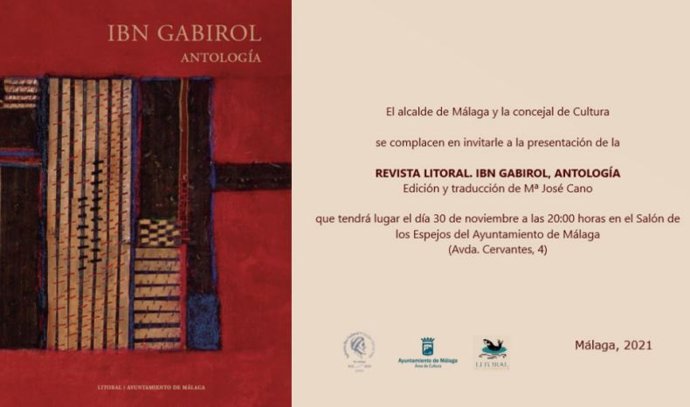 El Ayuntamiento edita, junto a revista Litoral, un número especial dedicado a Ibn Gabirol