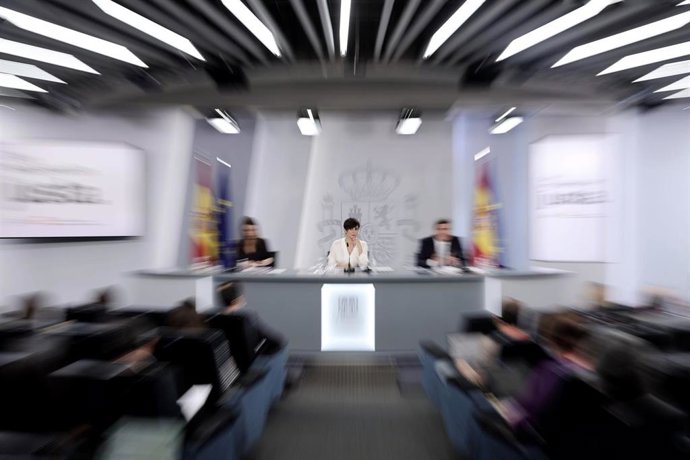 Una rueda de prensa tras el Consejo de Ministros 