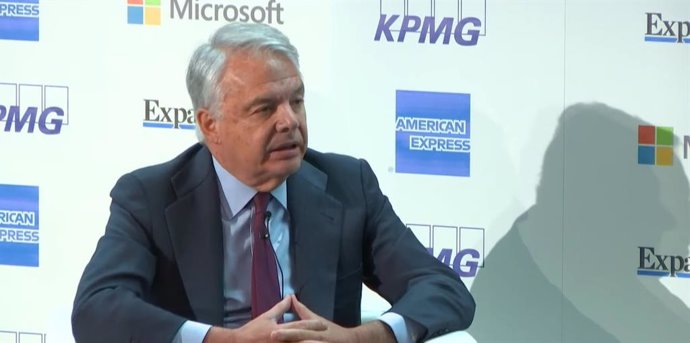 El presidente de Mutua Madrileña, Ignacio Garralda, en el 'XII Encuentro del sector financiero' organizado por KPMG y el diario 'Expansión'.