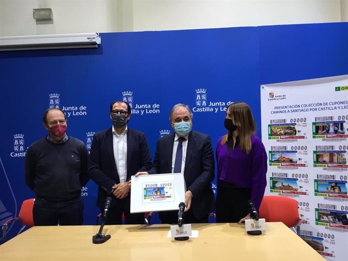 Presentación del Cupón que la ONCE dedica al Camino de Santiago por Palencia.