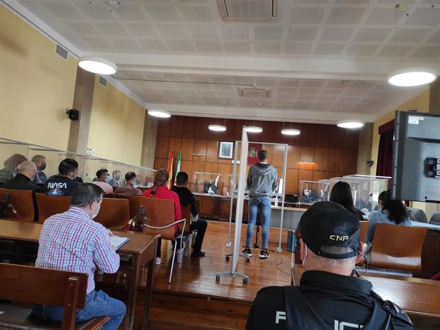 Archivo - Declaración de uno de los acusados durante el juicio/Archivo