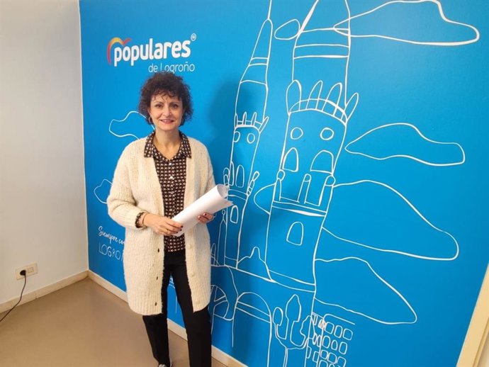 La concejala del Grupo Popular de Logroño Celia Sanz.