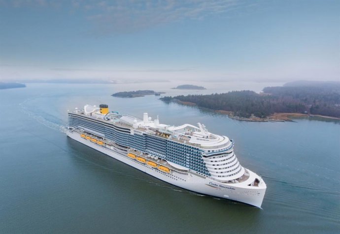 Archivo - Imagen del buque Costa Smeralda.