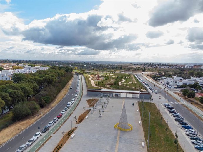 Entorno del parque central de Mairena