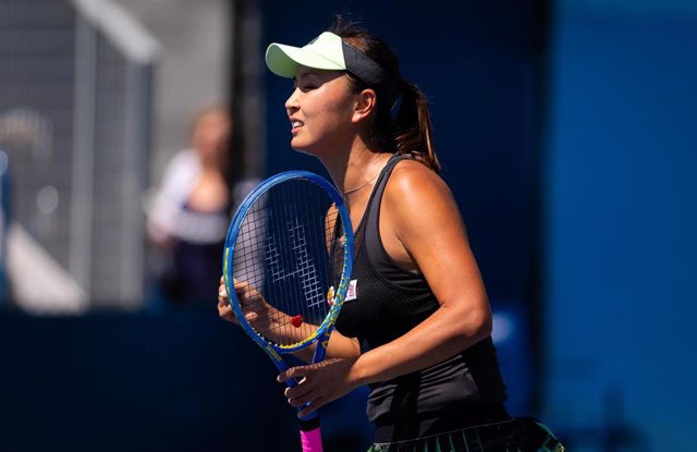 Archivo - Peng Shuai durante un partido de tenis