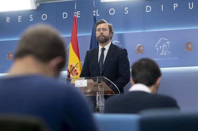 El portavoz de Vox en el Congreso, Iván Espinosa de los Monteros