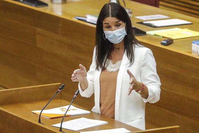 Archivo - La síndica de Ciudadanos (Cs) en Les Corts valencianas, Ruth Merino
