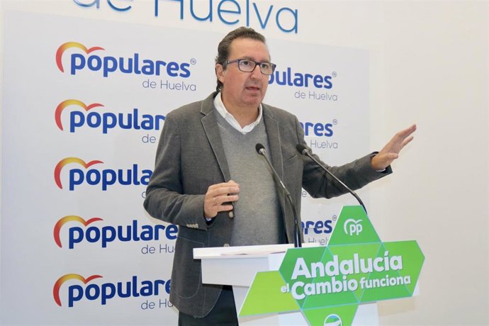 El presidente del PP de Huelva, Manuel Andrés González.