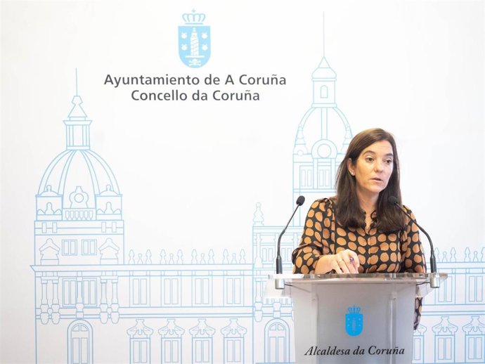 Archivo - La alcaldesa de A Coruña, Inés Rey